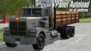 Pallet Autoload for All Platforms  Tips amp Tricks FS22 [upl. by Johanan764]