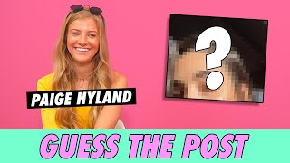 Paige Hyland  Guess The Post [upl. by Johppah]