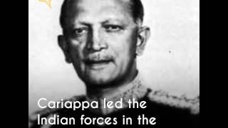 The Quint  Celebrating Cariappa 1st Indian to Take Charge of the Indian Army [upl. by Busby]