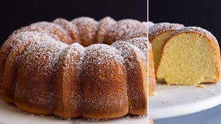 Sour Cream Pound Cake Recipe [upl. by Yanal25]