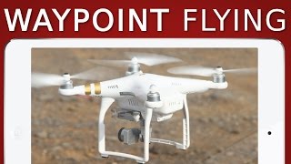 How to fly Waypoints  DJI Phantom Mavic Spark [upl. by Elgar]