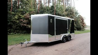 All Aluminum Legend Deluxe VNose Trailer [upl. by Baudin]