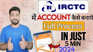 IRCTC Account Kaise Banaye  How to create irctc account  irctc user id kaise banaye  IRCTC [upl. by Mchenry]