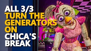 Turn the generators on FNAF All 33 [upl. by Tenenbaum]