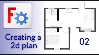 FreeCAD Arch  Creating 2D Plan  02 [upl. by Lindeberg]