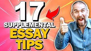 17 Tips for Writing Supplemental Essays for the Common Application [upl. by Kaycee]