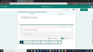 Microsoft Forms  Create a Survey [upl. by Pansir461]