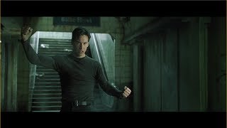 The Matrix Neo vs Mr Smith Subway Fight [upl. by Lona]