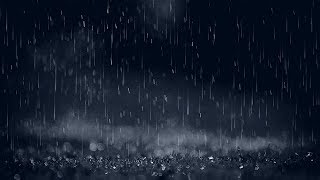 Gentle Night Rain 12 HOURS Rain Sounds for Sleeping  DARK SCREEN to Sleep Fast amp End Insomnia [upl. by Yelram]