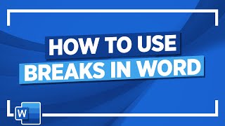 Microsoft Word Tutorial How to use Section Break in Word [upl. by Amor]