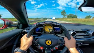 POV Novitec Ferrari 812 GTS NLargo most brutal V12 sound WARNING LOUD [upl. by Ventura]