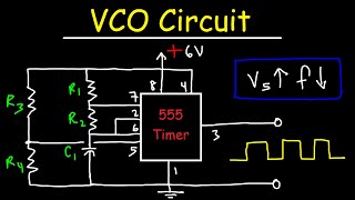 Voltage Controlled Oscillator Using 555 Timer [upl. by Pantin]