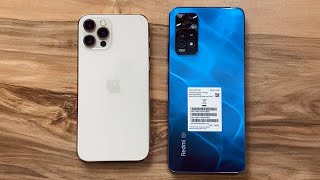 iPhone 12 Pro vs Xiaomi Redmi Note 11 Pro  5G [upl. by Elin]