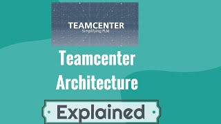 Introduction to Teamcenter PLM Architecture [upl. by Emixam]