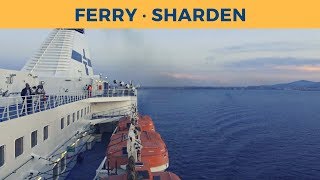 Passage ferry SHARDEN Porto Torres  Genova Tirrenia [upl. by Nednarb640]