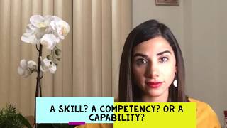 Is it a Skill A Competency or a Capability [upl. by Lav]