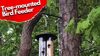 Bird Feeder Hanger  TreeMounted Pulley System [upl. by Joshuah]