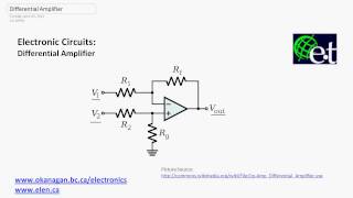 Operational Amplifiers  Differential Amplifiers [upl. by Rosalinde268]