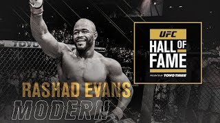 Rashad Evans Joins the UFC Hall of Fame [upl. by Hosea554]