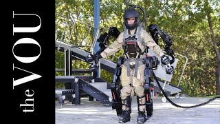 Future Solders  Raytheon Exoskeleton Army Robotics Suit [upl. by Nadnal960]