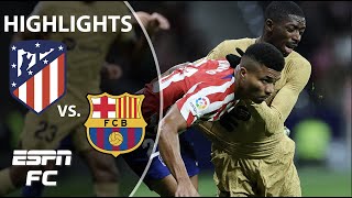 Atletico Madrid vs Barcelona 🔥  LaLiga Highlights  ESPN FC [upl. by Adnarim197]