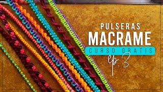 10 PULSERAS FÁCILES Y RÁPIDAS 💥» Ep 31  pulseras de hilo  friendship bracelets ● Curso de Macrame [upl. by Francesca]