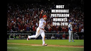 Greatest MLB Postseason Moments of the 2010s [upl. by Laris]