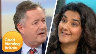 Piers Clashes With Extinction Rebellion CoLeader Skeena Rathor Over Protests  Good Morning Britain [upl. by Lyrret]