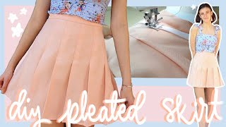 How To Make a Pleated Skirt [upl. by Brie648]