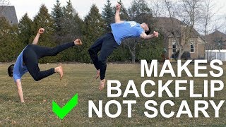 The EASIEST Way to Learn The BACKFLIP [upl. by Nivla121]