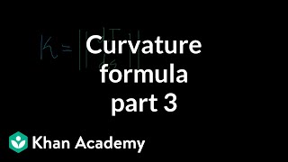 Curvature formula part 3 [upl. by Marcello535]