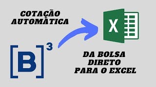 Cotação Da Bolsa de Valores direto no Excel [upl. by Berte]