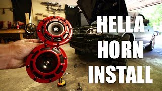 How to Install Aftermarket Hella Horns [upl. by Anon331]