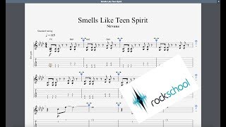 Smells Like Teen Spirit Rockschool Grade 3 Guitar [upl. by Encratis682]