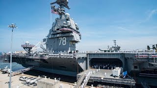 USS Gerald R Ford Commissioning Ceremony [upl. by Giesser173]