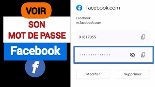 Comment voir Mon Mot de Passe Facebook en étant Connecté  Mot de Passe Facebook Oublié [upl. by Attiuqahs453]