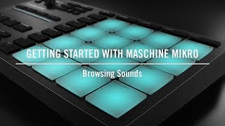 Browsing Sounds with MASCHINE MIKRO  Native Instruments [upl. by Halas]