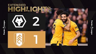 A big team performance  Wolves 21 Fulham  Extended Highlights [upl. by Tarazi]