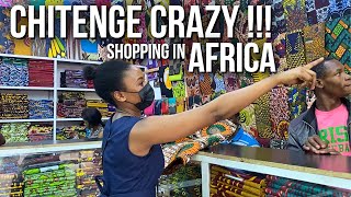 COME FABRIC SHOPPING WITH ME  Comesa Market Lusaka Zambia  Africa Travel Vlog [upl. by Dranik]