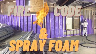 Fire Code and Spray Foam Insulation  Simple Overview with Examples [upl. by Boyd]