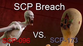 SCP096 Vs SCP173 SFM [upl. by Immij]