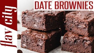 Chocolate Date Brownies  Gluten Free and Dairy Free [upl. by Nahama]