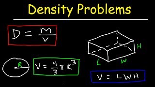 Density Practice Problems [upl. by Htedirem499]