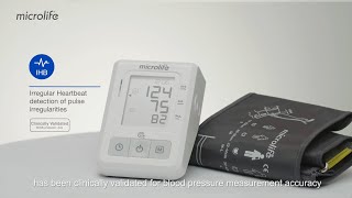 Microlife BP B2 Basic Blood pressure monitor with irregular heartbeat detection  EU Version [upl. by Montanez]