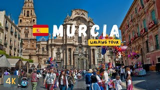 🇪🇸Walking Tour Murcia Spain 4K [upl. by Aisul]