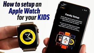 How to setup an Apple Watch for your Kids Family Setup [upl. by Ehtyaf]