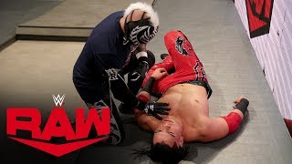 Rey Mysterio comes to Humberto Carrillo’s rescue Raw Feb 3 2020 [upl. by Hansen]