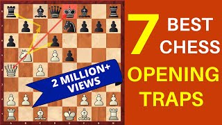 7 Best Chess Opening Traps [upl. by Trixi]