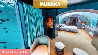 THE MURAKA Maldives Underwater Hotel Room Inside Look [upl. by Schreck]