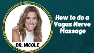 How To Do A Vagus Nerve Massage [upl. by Andrea]